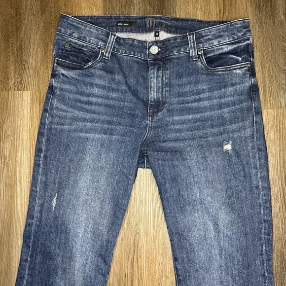 Kut from the Kloth Jeans Women Size 14 Nicole High Rise Flap Pocket Boot Cut - Picture 3 of 15